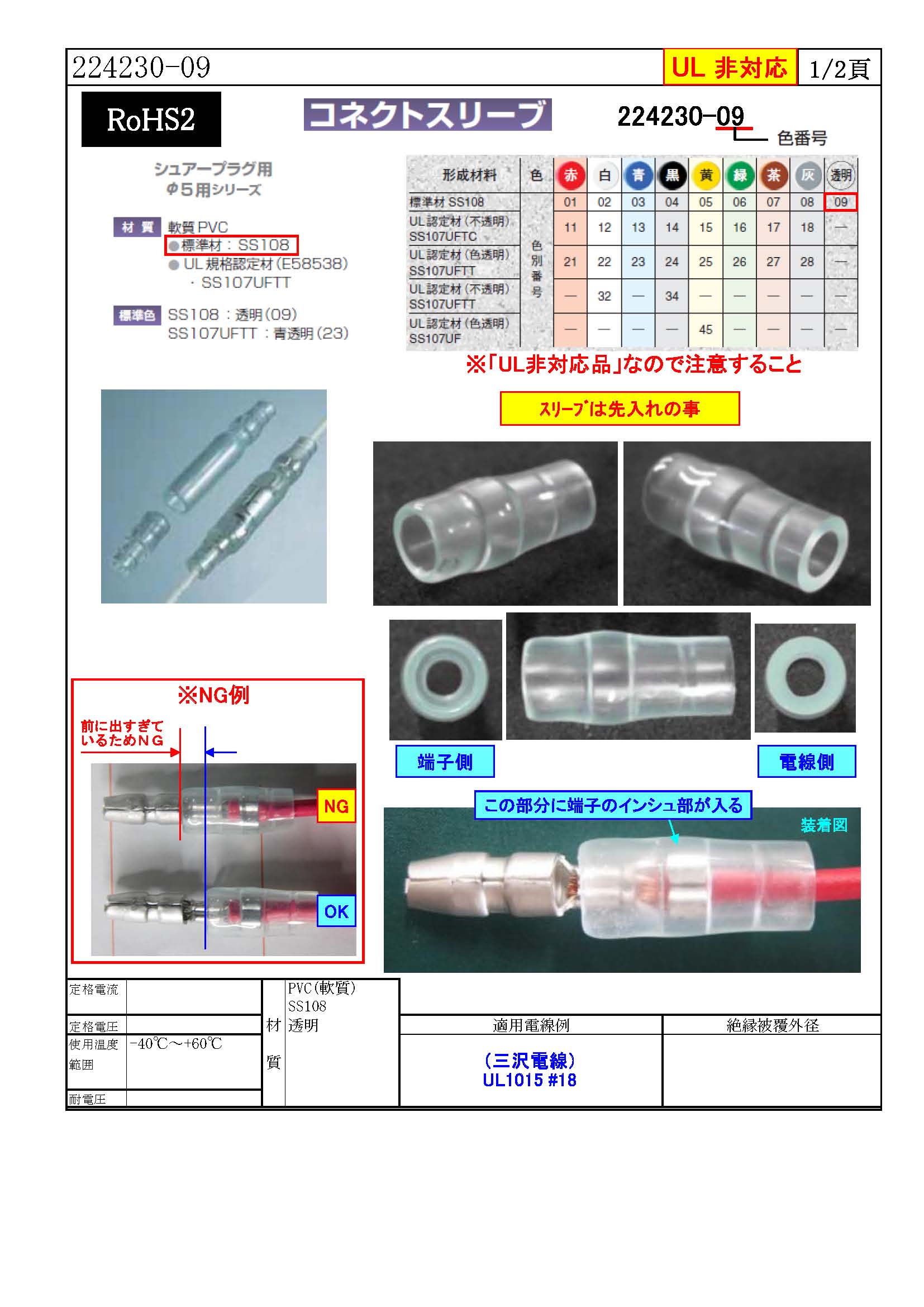 品川商工】 224230-09（その他）｜配線お役立ちサイト(電線